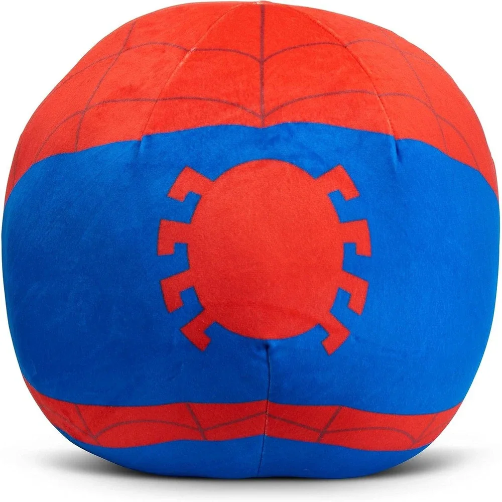 Marvel Spider-Man Round Plush Decorative Pillow Red Blue The Northwest Group 11